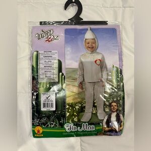 The Wizard of Oz Tin Man Toddler Child Costume Size 2-4 Years